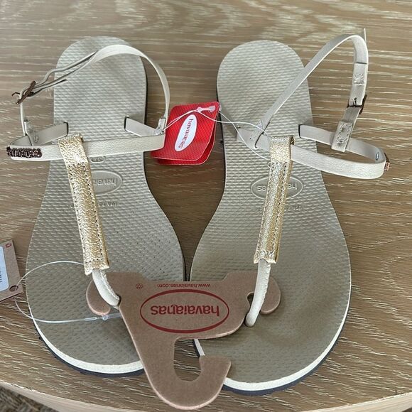 Havaianas women you rio sandal - sand grey,Size 7.5, NWT - Picture 3 of 9